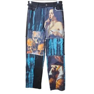 Current Mood Painted Jeans Size Small